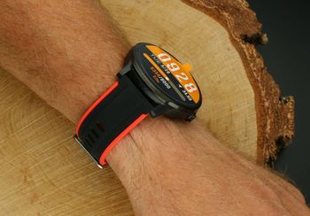 Smartwatch męski Garett Sport Gym czerwony bok.jpg